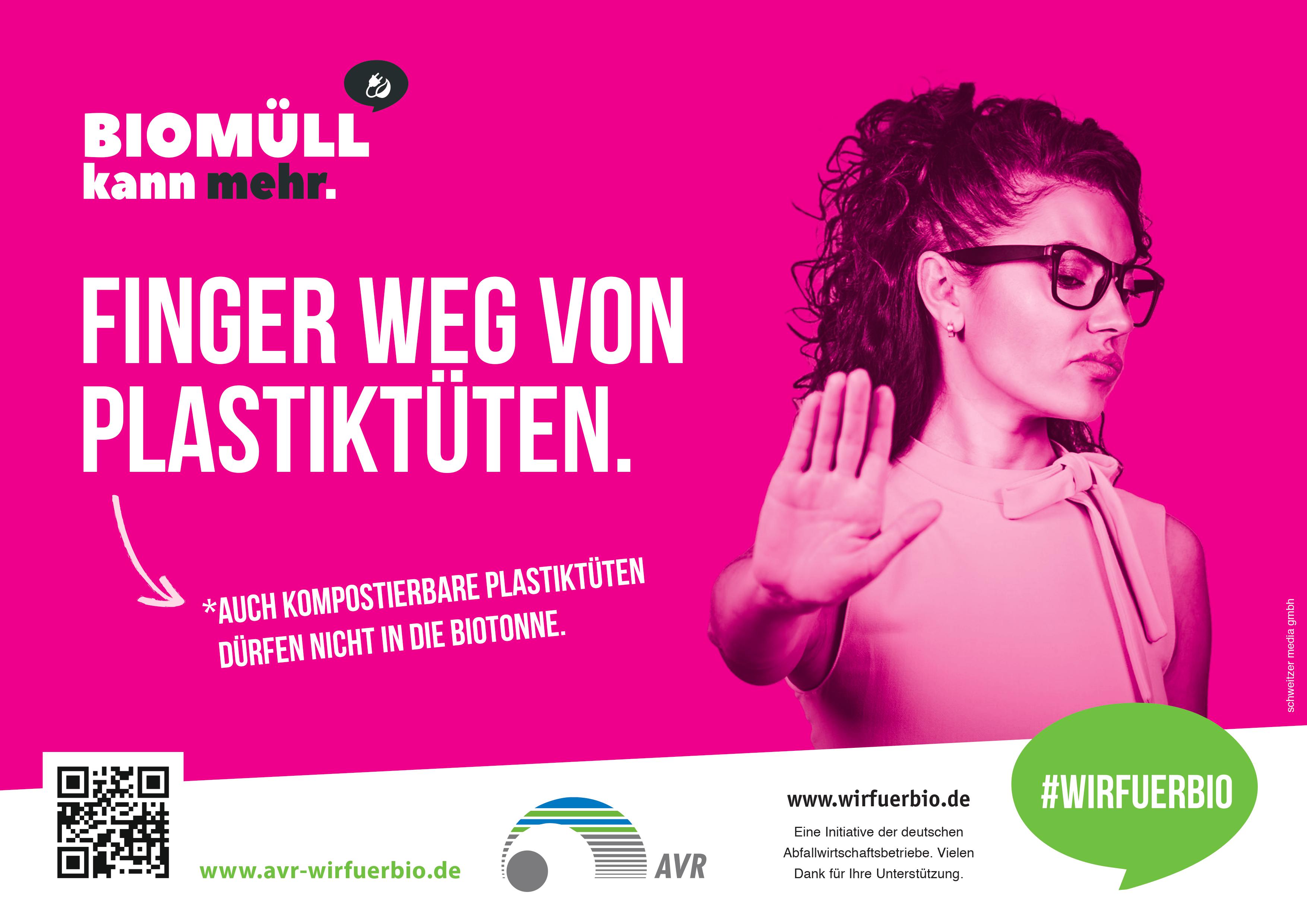 Plakat der Kampagne "#wirfürbio"