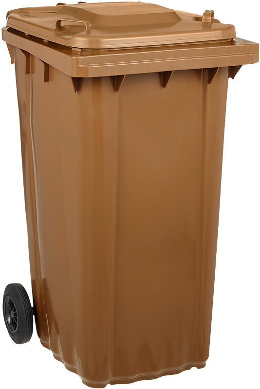 Beispielabbildung einer Biomülltonne mit 240 Liter Fassungsvermögen 