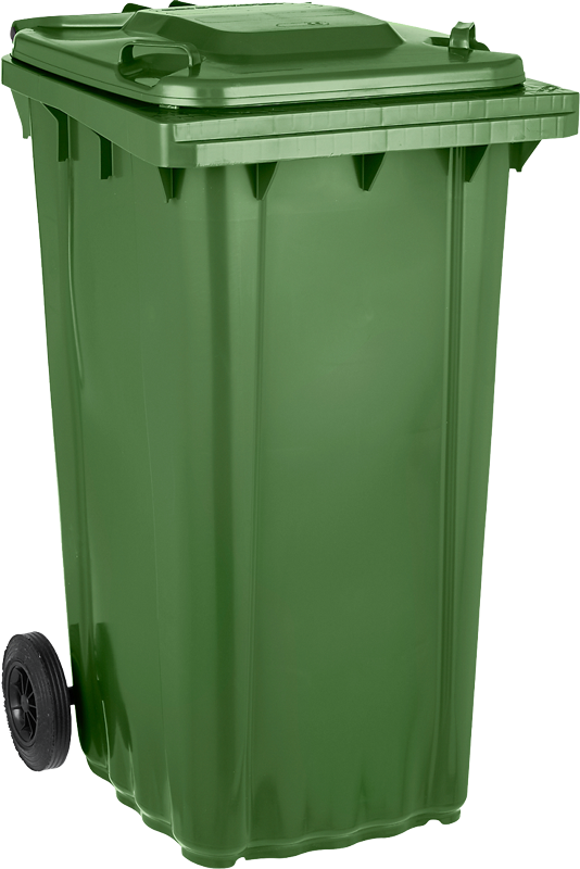 Beispielabbildung einer Wertstofftonne mit 240 Liter Fassungsvermögen 